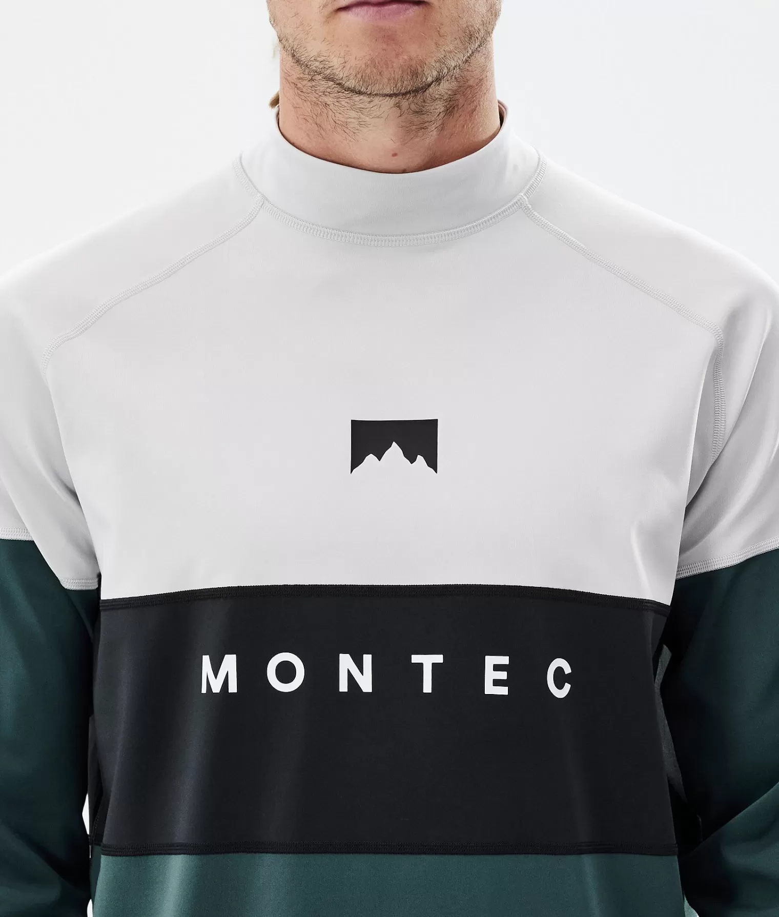 MONTEC Skiunterwäsche-Alpha LightGrey/Black/DarkAtlantic