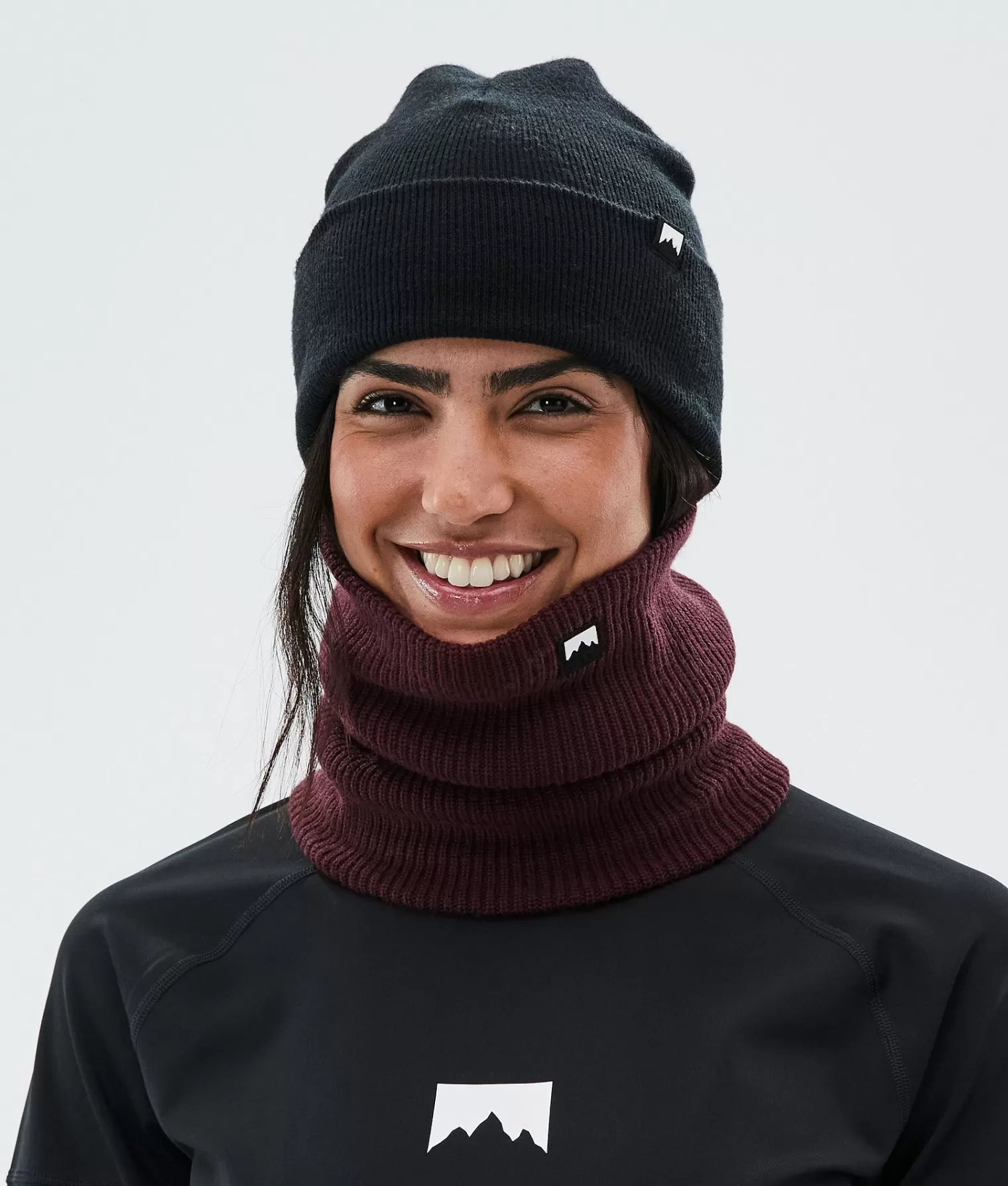 MONTEC Skimasken | Skimasken-Classic Knitted Burgundy