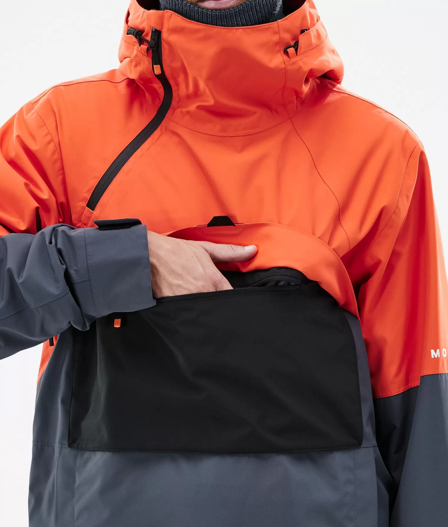 MONTEC Snowboardjacken-Dune Orange/Black/MetalBlue