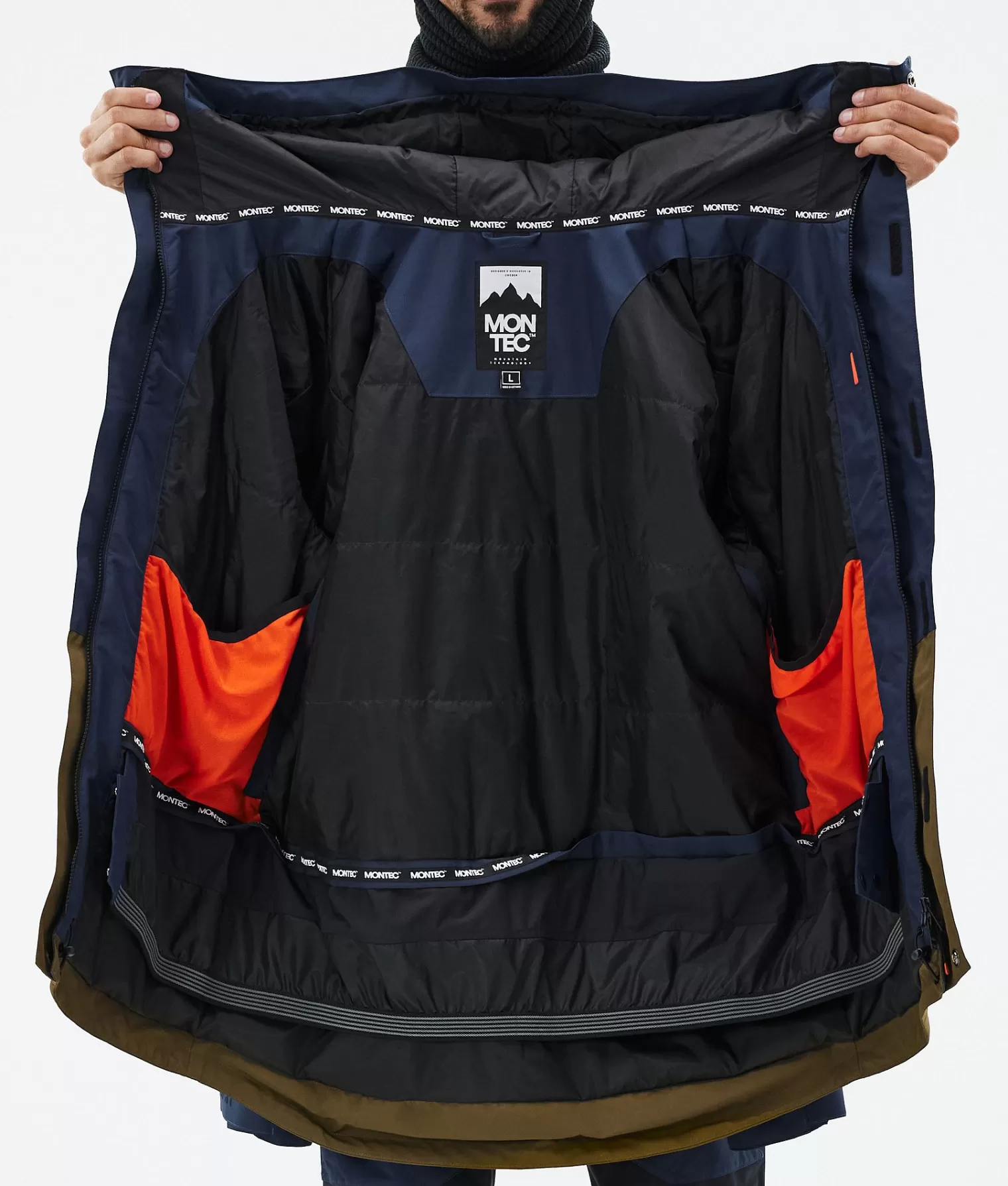 MONTEC Skijacken-Fawk DarkBlue/Fatigue