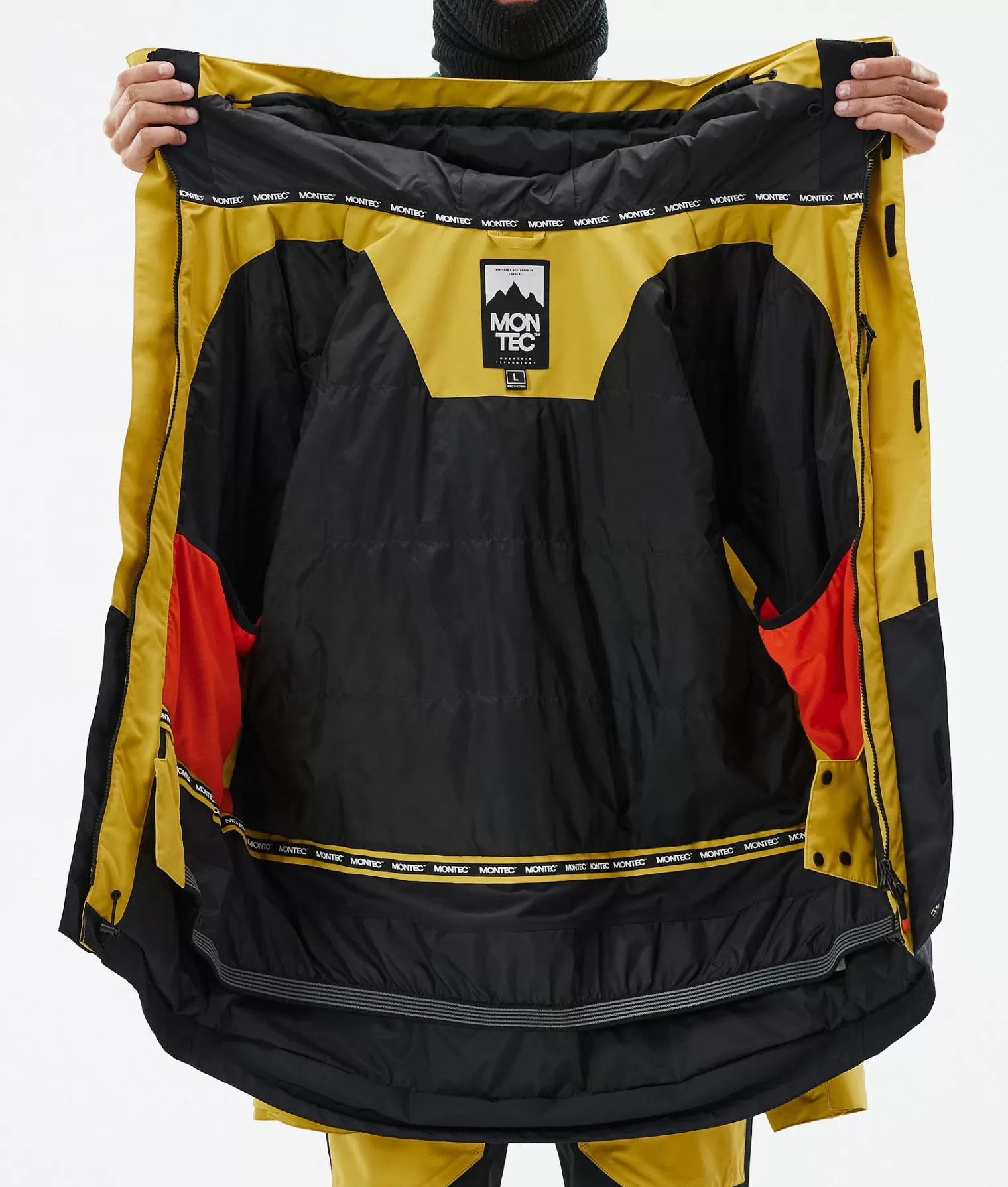 MONTEC Skijacken-Fawk Yellow/Black