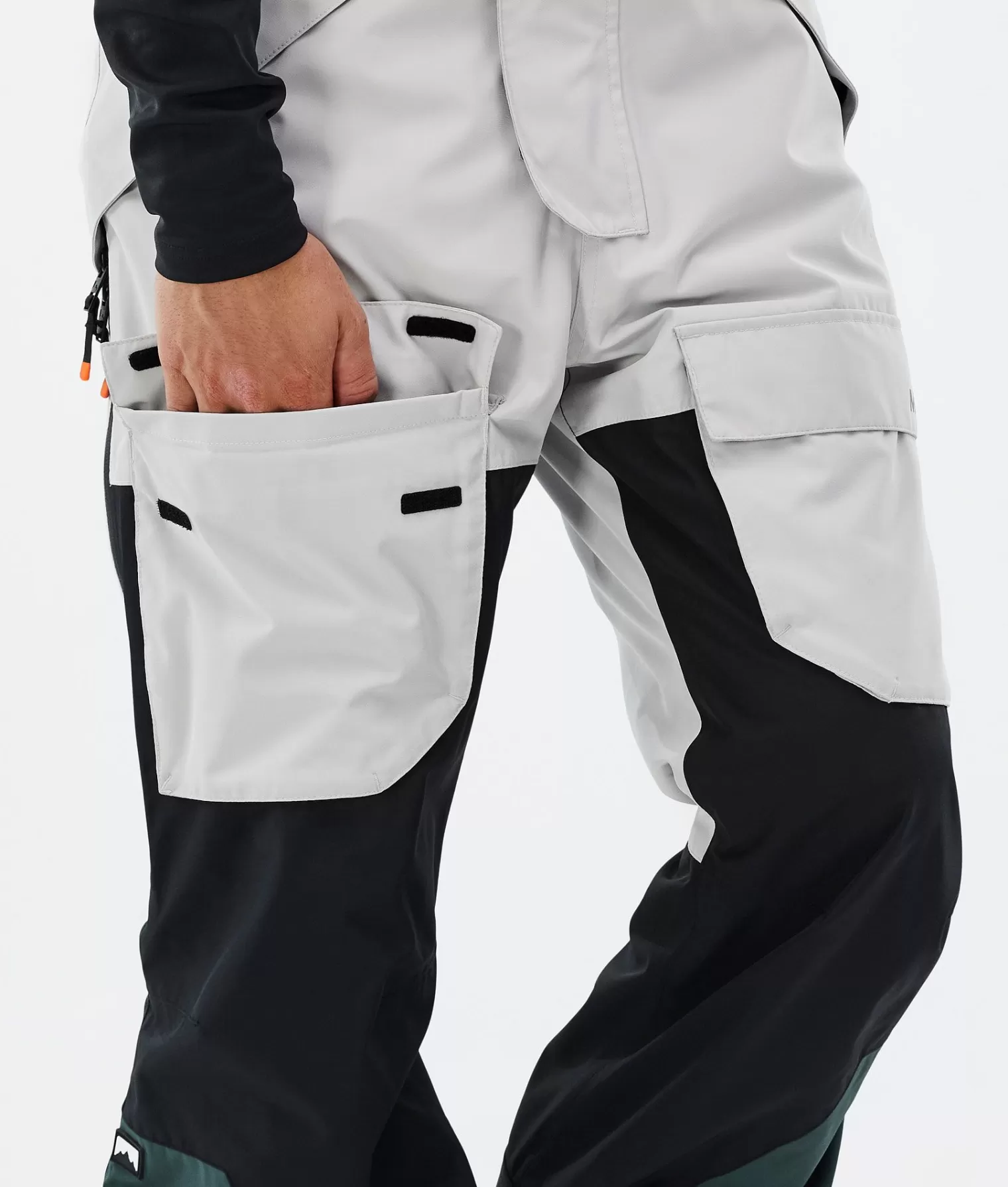 MONTEC Snowboardhosen-Fawk LightGrey/Black/DarkAtlantic