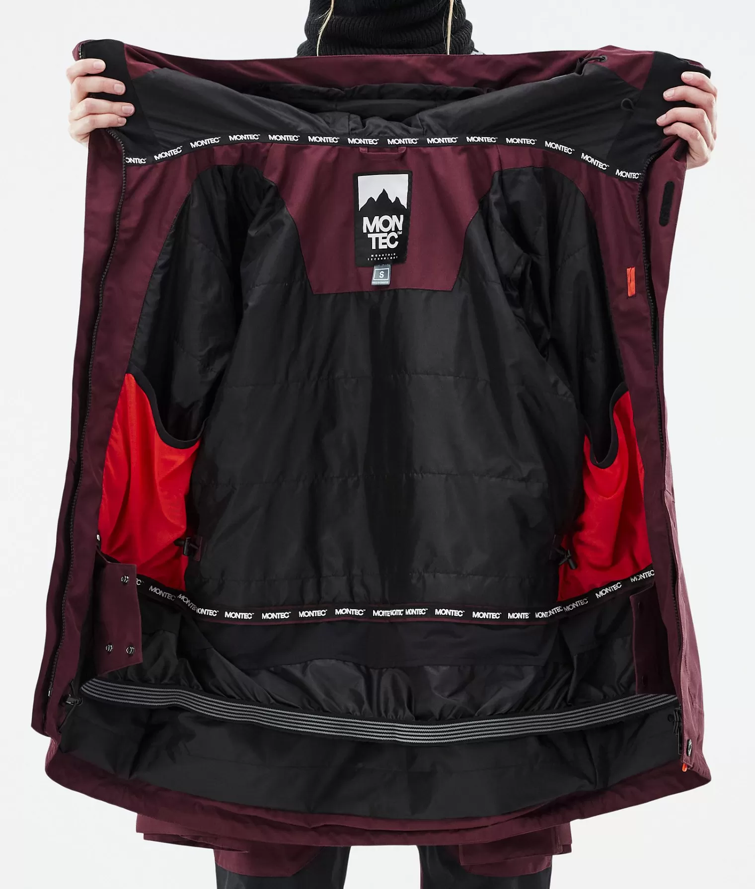 MONTEC Snowboardjacken-Fawk W Burgundy