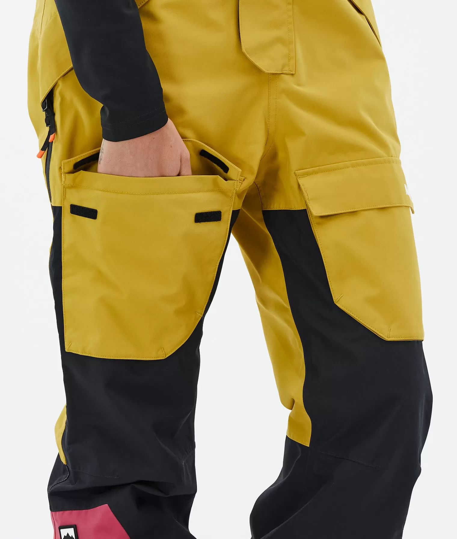 MONTEC Skihosen-Fawk W Yellow/Black/LightRed