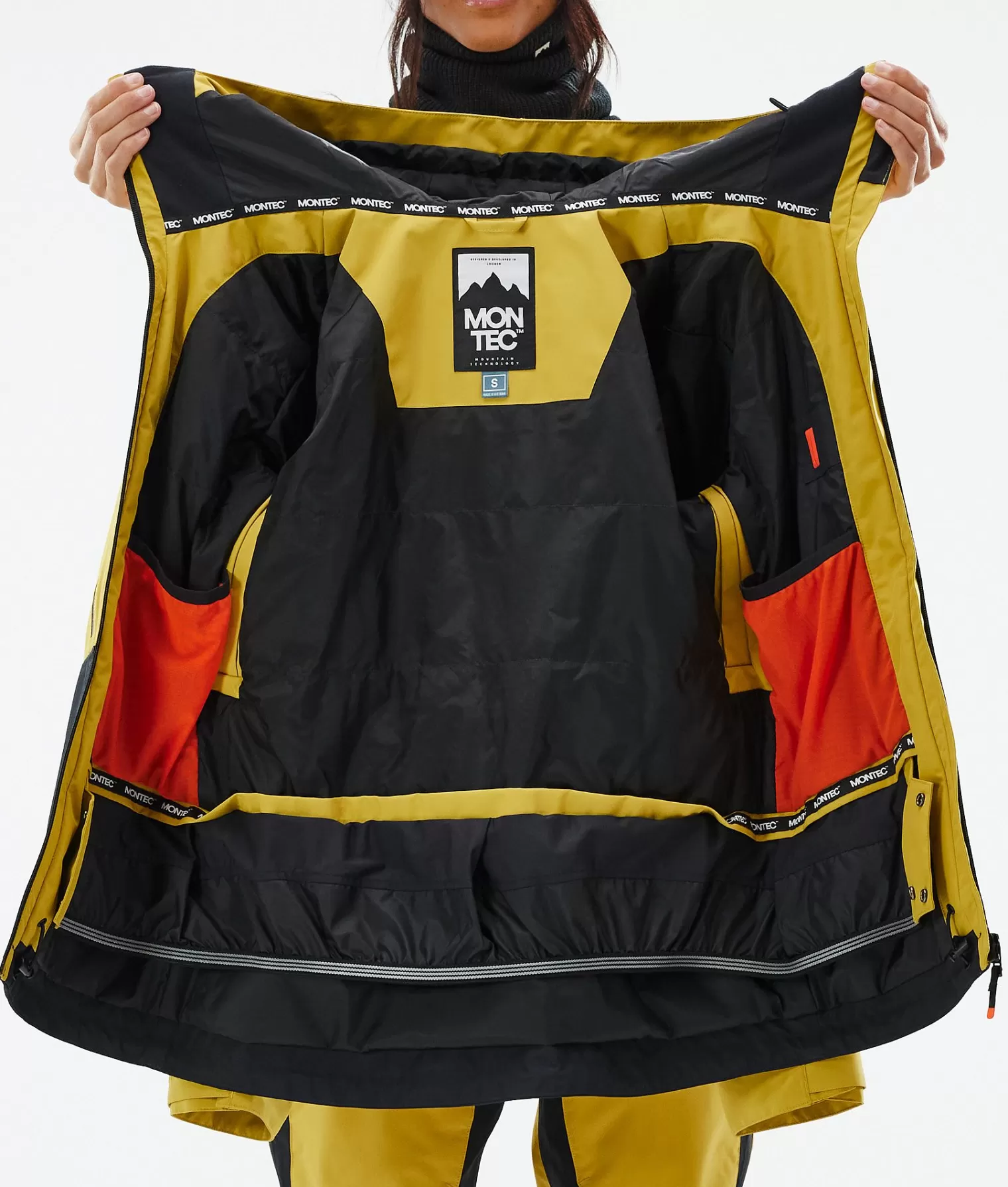 MONTEC Skijacken-Moss W Yellow/Black