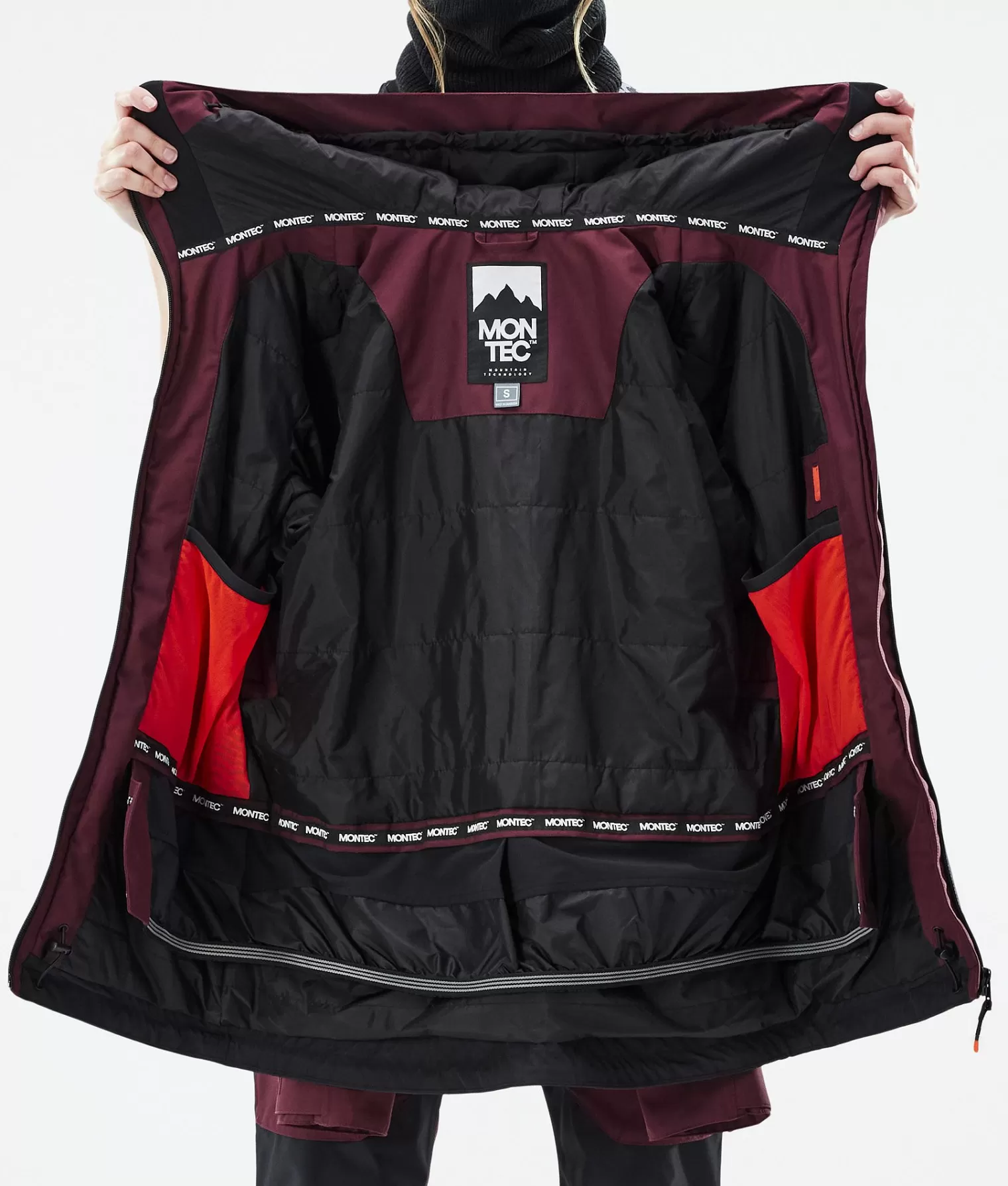 MONTEC Snowboardjacken-Moss W Burgundy/Black